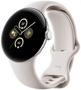 Google Pixel Watch 2 Blutooth/Wi-Fi Polished Silver/Porcelain band RgVoFrgwjmMOiJmkXf73n0